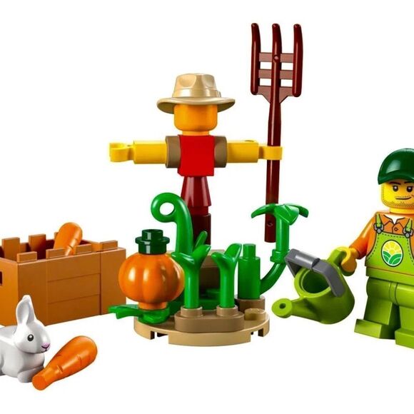 LEGO 30590 City Farm Garden & Scarecrow Polybag 34pcs New fall, Halloween Fall - Picture 3 of 9